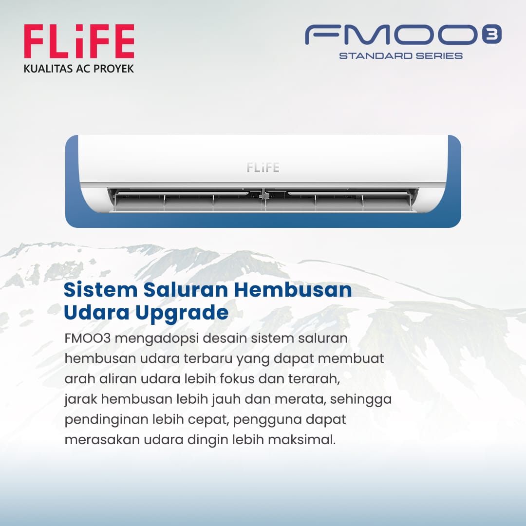Flife Gree AC Split Standard 1.5 PK FMOO3 Series - FAC-12FMOO3